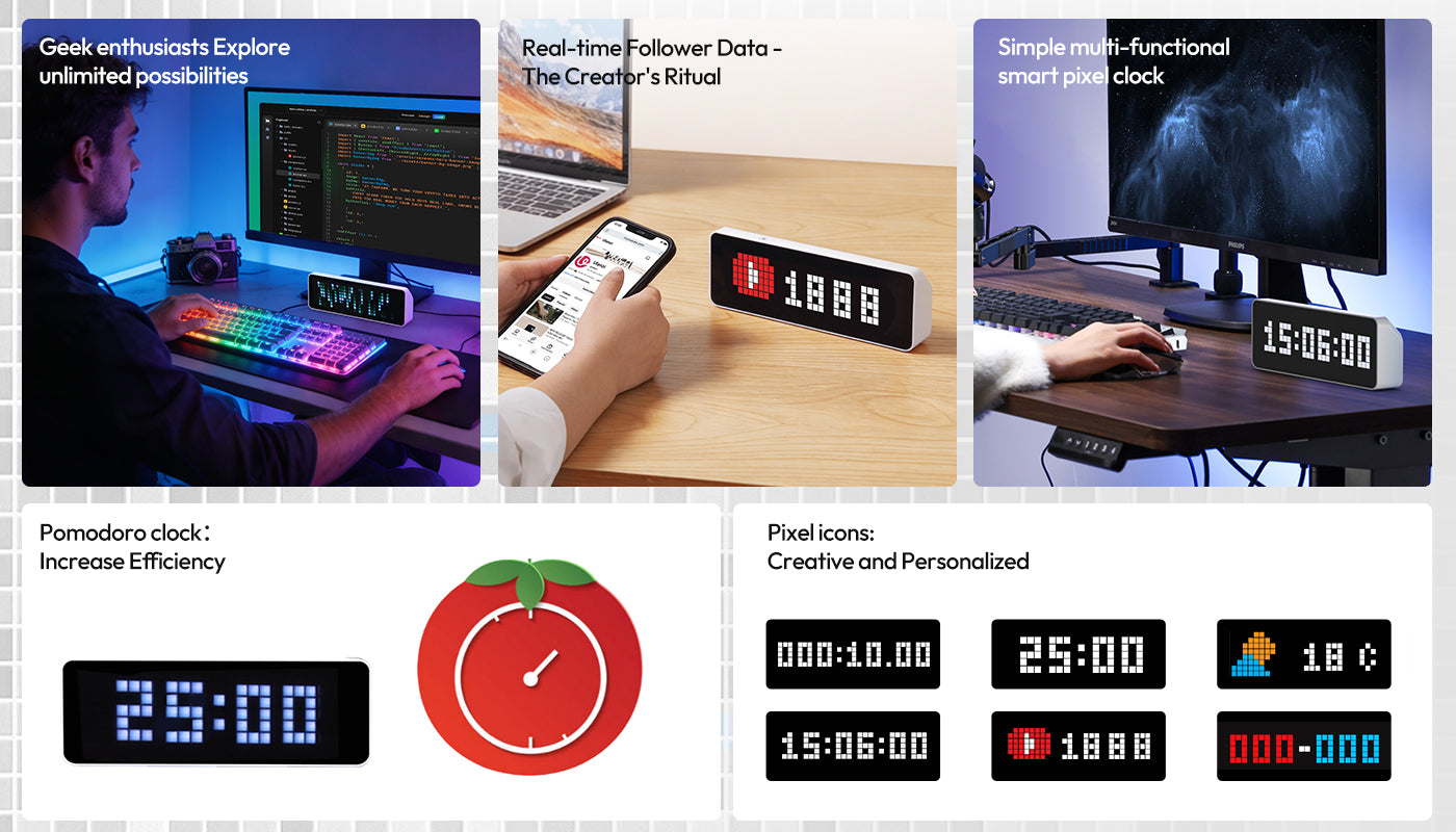 Ulanzi TC001 Smart Pixel Clock