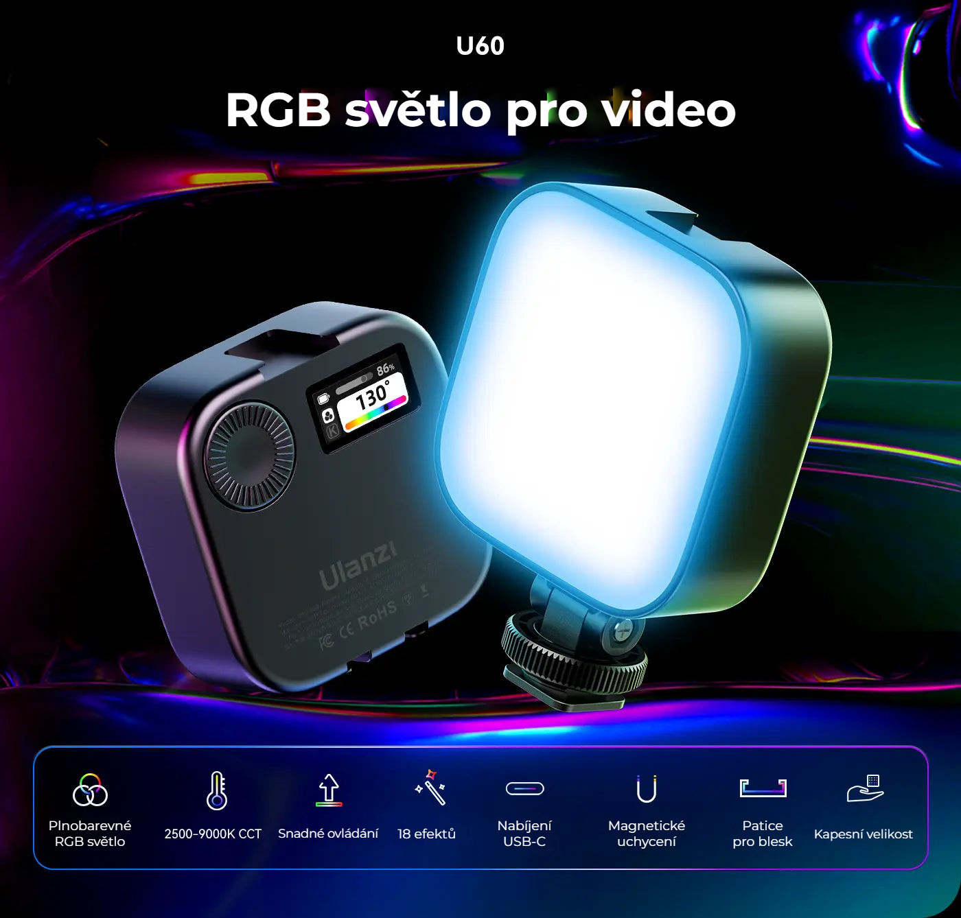 Ulanzi U60 RGB Pocket Light