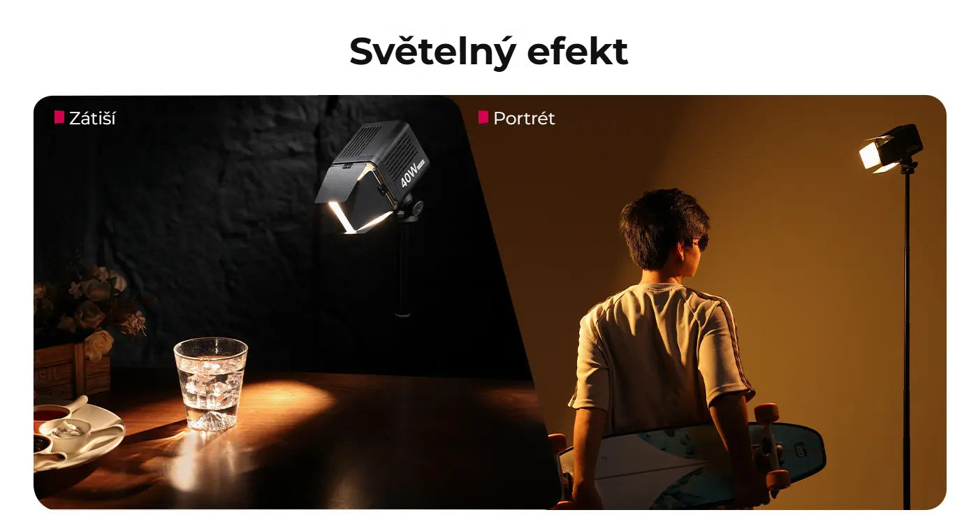 Ulanzi M4 4-Leaf Barndoors – Světelný efekt pro zátiší i portréty