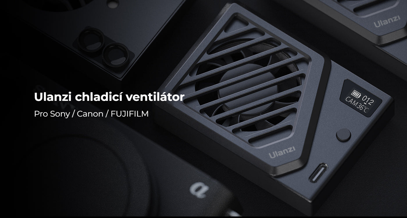 Ulanzi CA25 chladicí ventilátor pro fotoaparáty