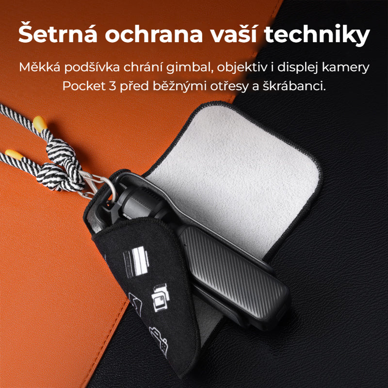 Ulanzi CO70 ochranný obal pro DJI Osmo Pocket 3 (černý) – Šetrná ochrana vaší techniky