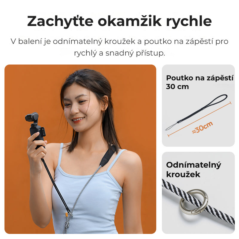 Ulanzi CO70 ochranný obal pro DJI Osmo Pocket 3 (černý) – Rychlý přístup ke kameře