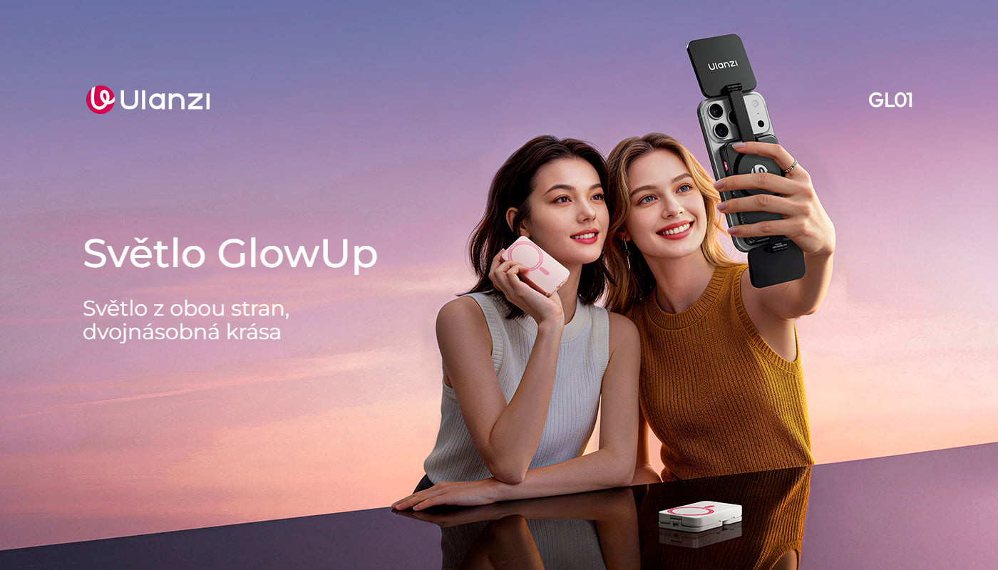Ulanzi GL01 GlowUp světlo (Noir Black)