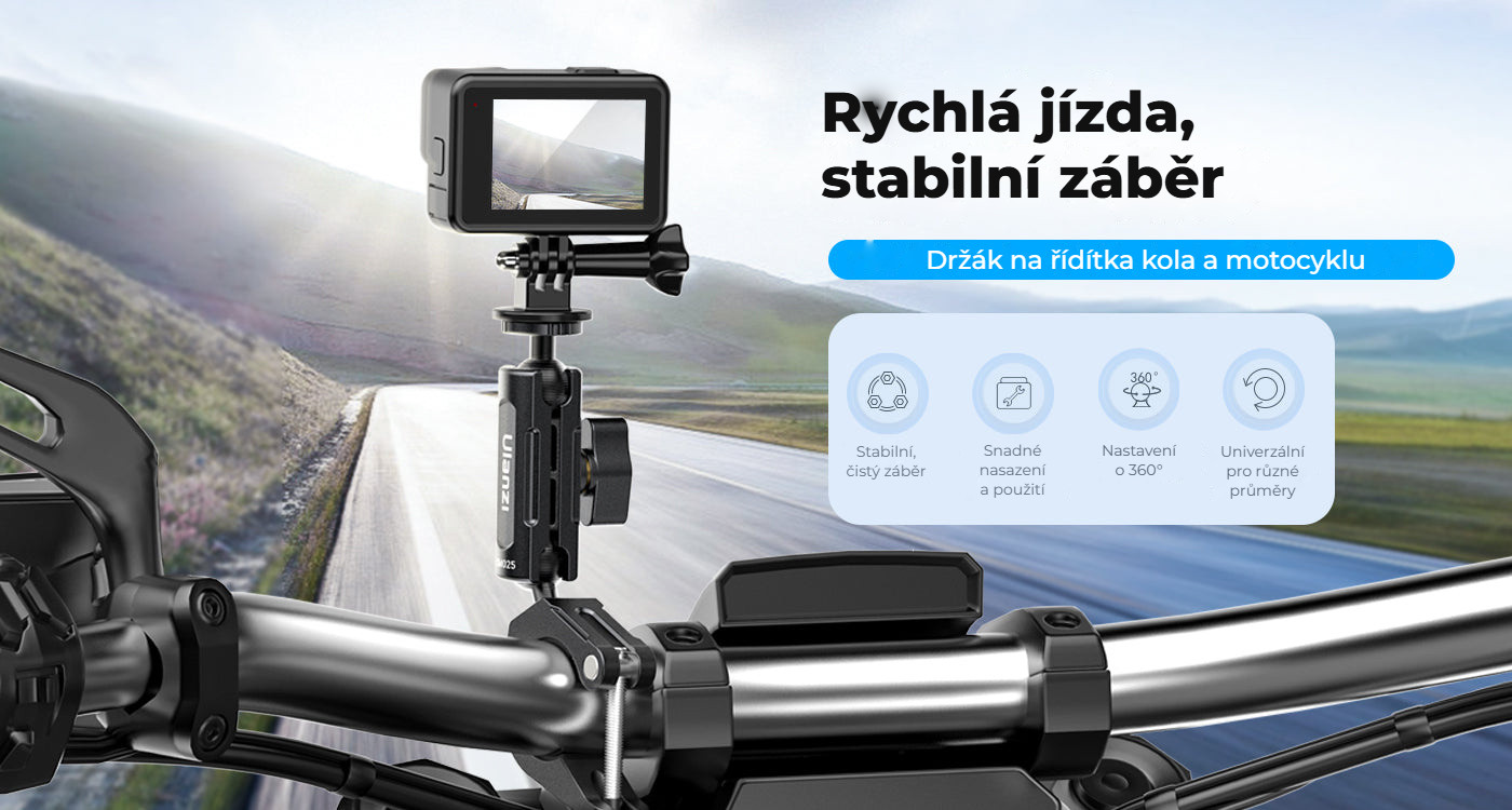 Ulanzi CM025 držák na řídítka pro akční kamery