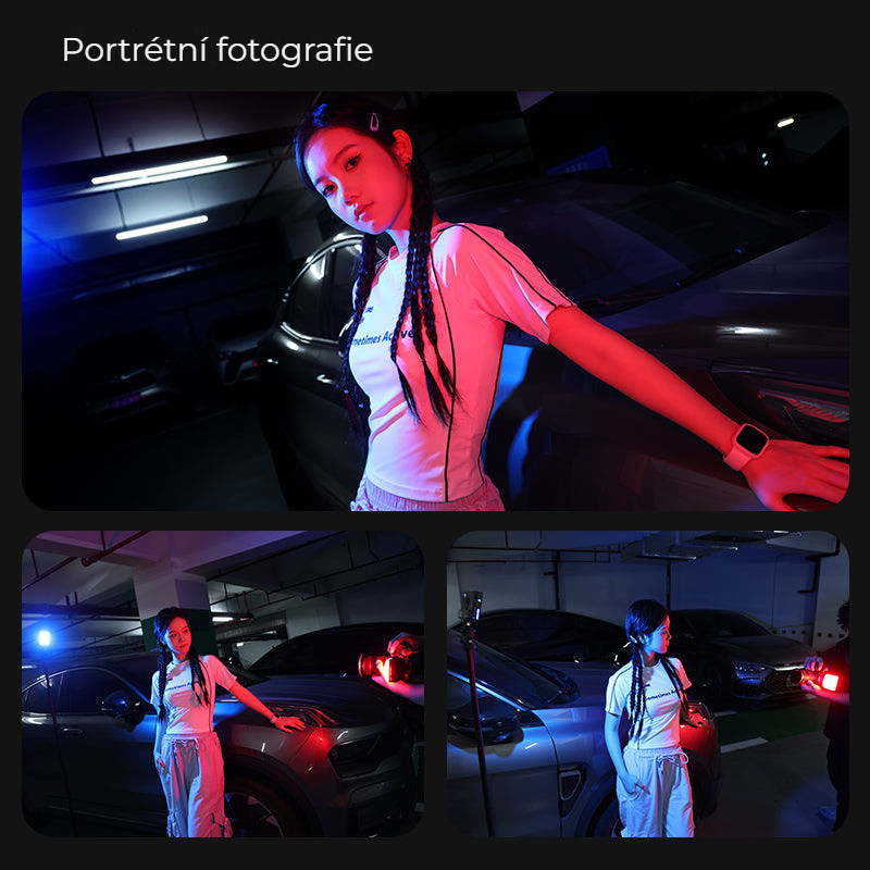 Ulanzi LE20 20W RGB kapesní světlo – Portrétní fotografie