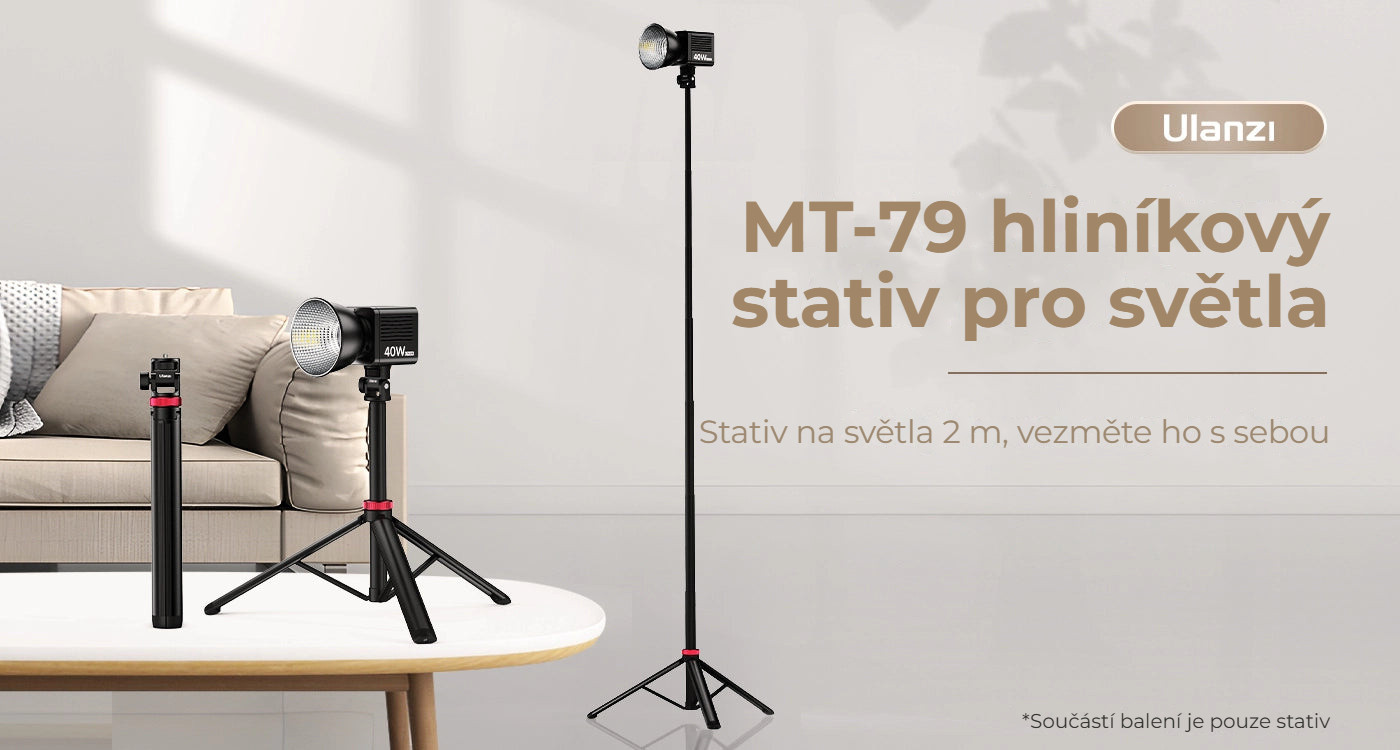 Ulanzi MT-79 hliníkový stativ pro světla