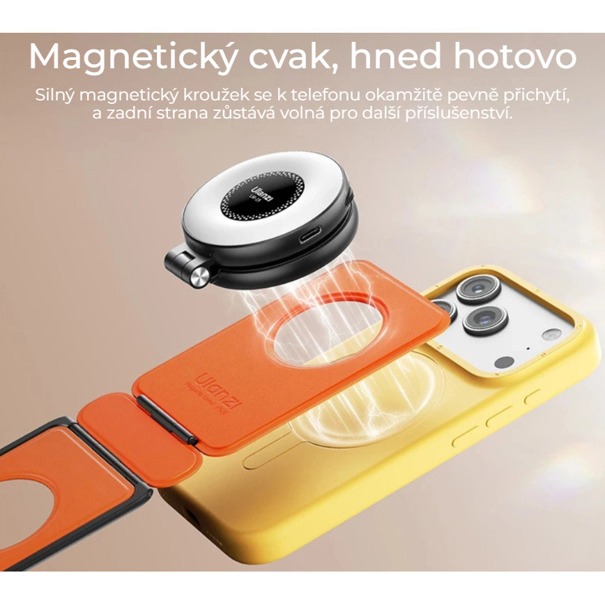 Ulanzi PS01 MagSnap Graphite Black – Magnetické uchycení bez svorek