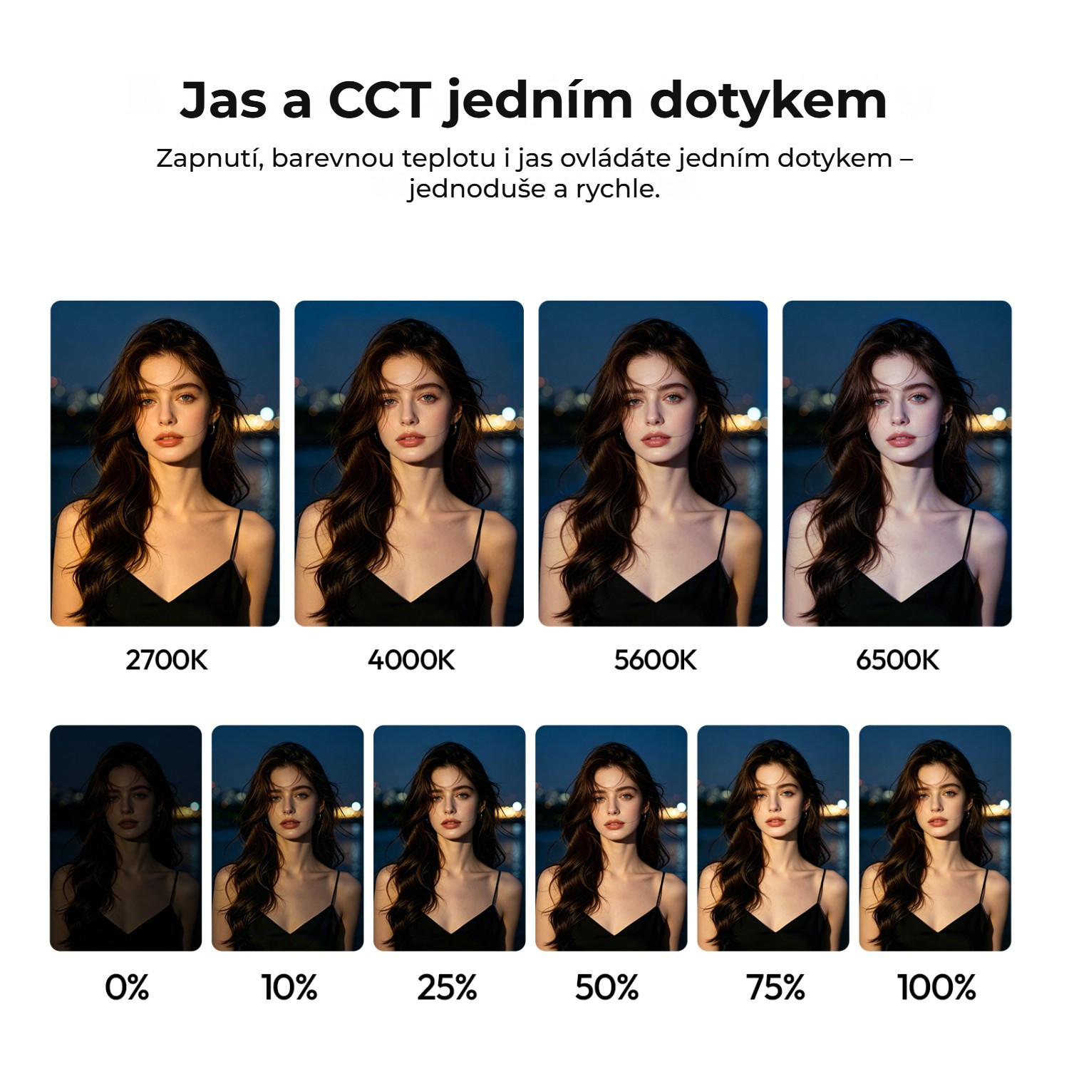Ulanzi UA50 nafukovací světlo – Bi-color rozsah pro různé scény
