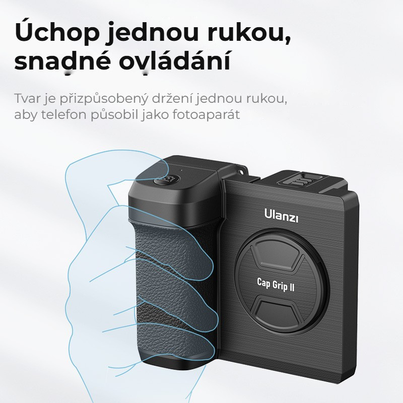 Ulanzi CG01 Bluetooth Smartphone Camera Grip – Držení jednou rukou