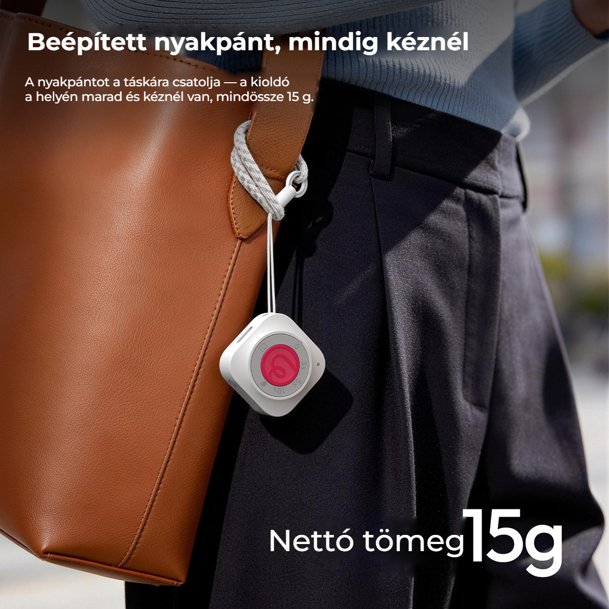 Ulanzi UT01 bluetooth távkioldó és lapozó telefonhoz, fehér