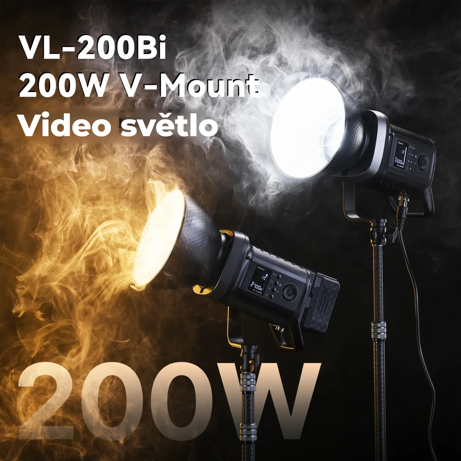 Ulanzi VL-200Bi 200W V-Mount Video Light