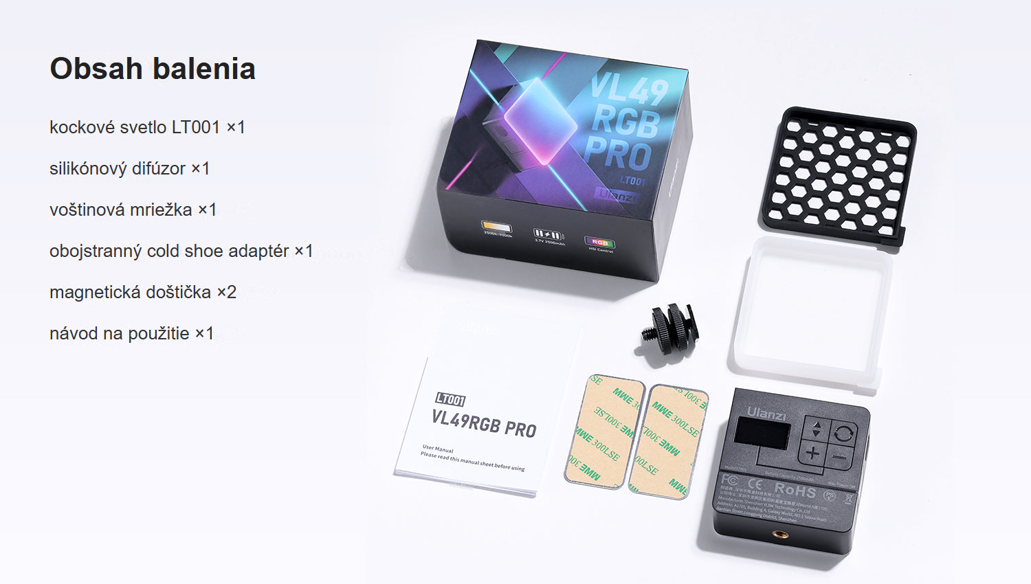 Ulanzi VL49 Pro RGB – 15