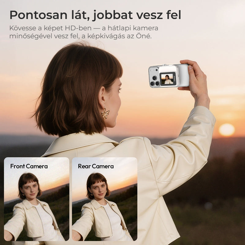 Ulanzi VM02 bezdrátový magnetický selfie monitor, bílý