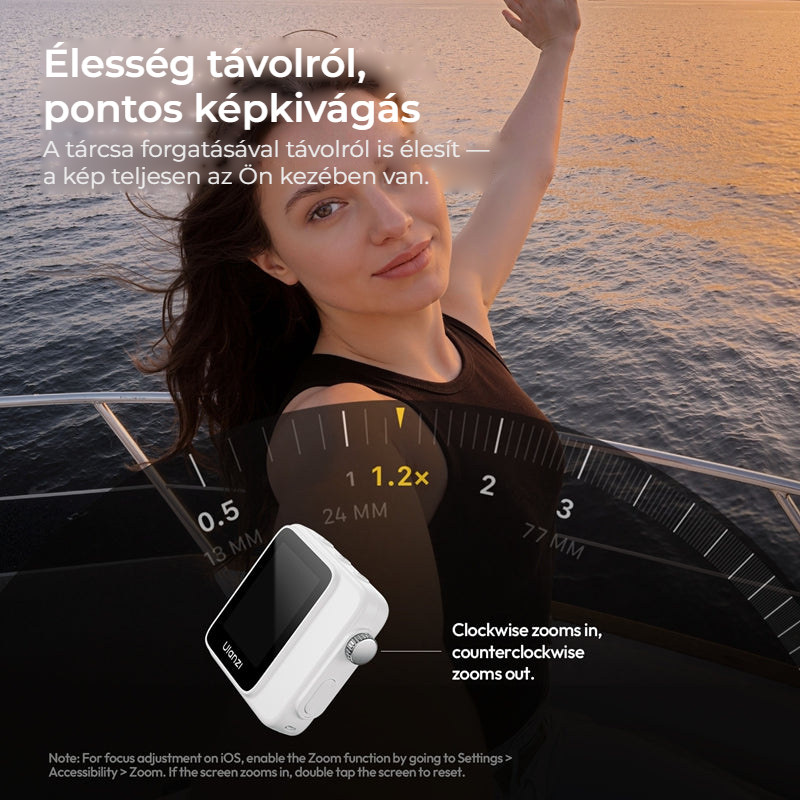 Ulanzi VM02 bezdrátový magnetický selfie monitor, bílý