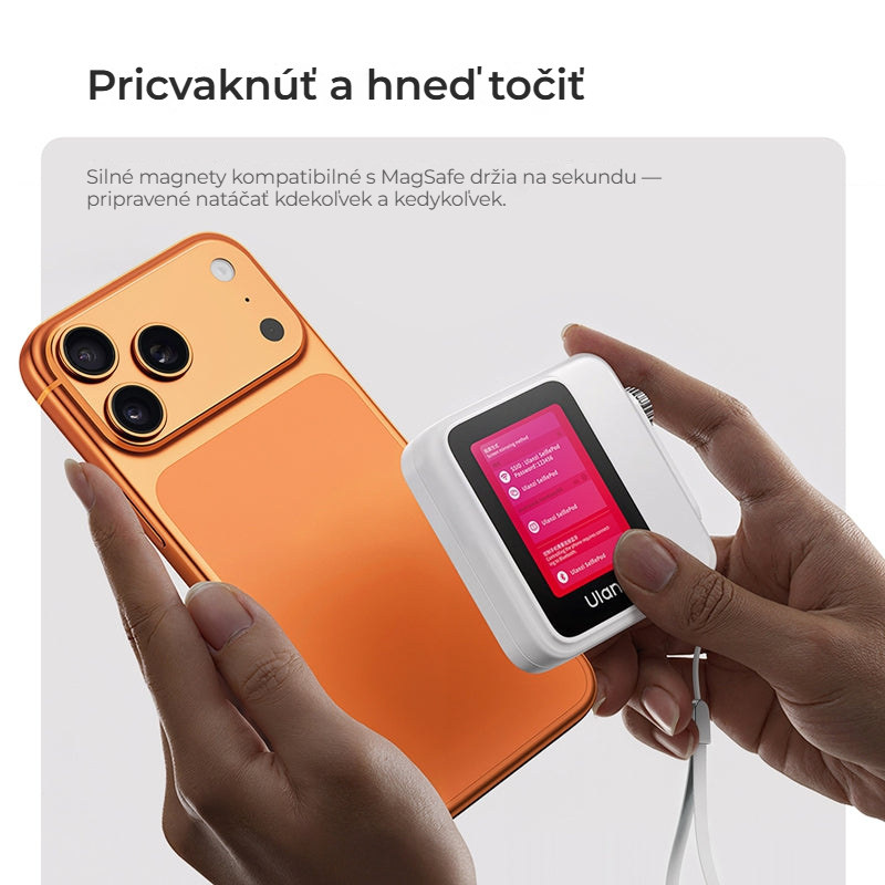 Ulanzi VM02 bezdrátový magnetický selfie monitor, červený