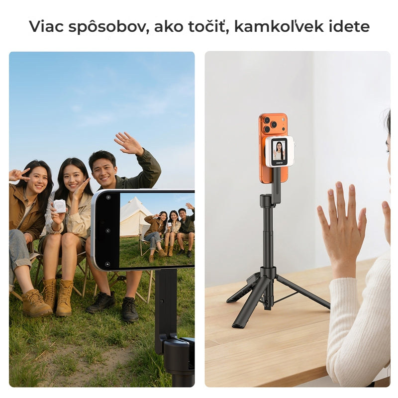 Ulanzi VM02 bezdrátový magnetický selfie monitor, červený