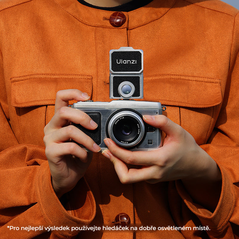 Ulanzi VF01 Waist-Level Viewfinder – Nenápadné momentky