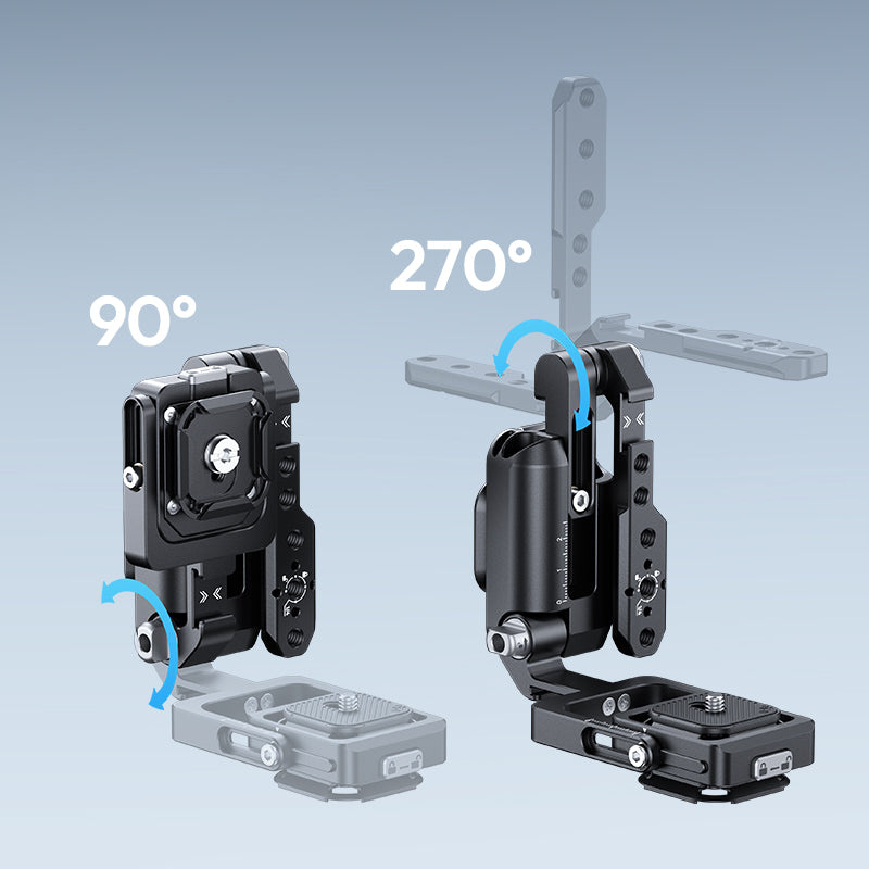 Ulanzi XJ01 Folding Handle Camera Cage – Rukojeť nastavitelná až do 270°