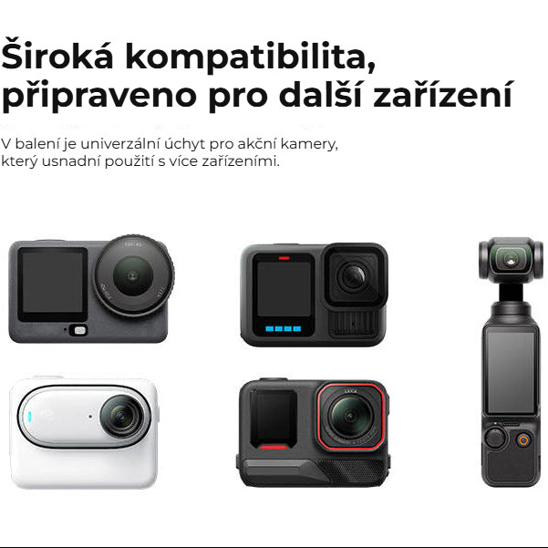 Ulanzi ZJ09 Flexible POV Neck Mount – Univerzální úchyt pro akční kamery