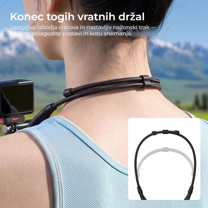 Ulanzi ZJ09 ohebný krční držák pro akční kamery