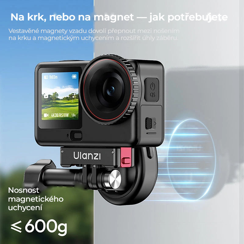 Ulanzi ZJ09 ohebný krční držák pro akční kamery