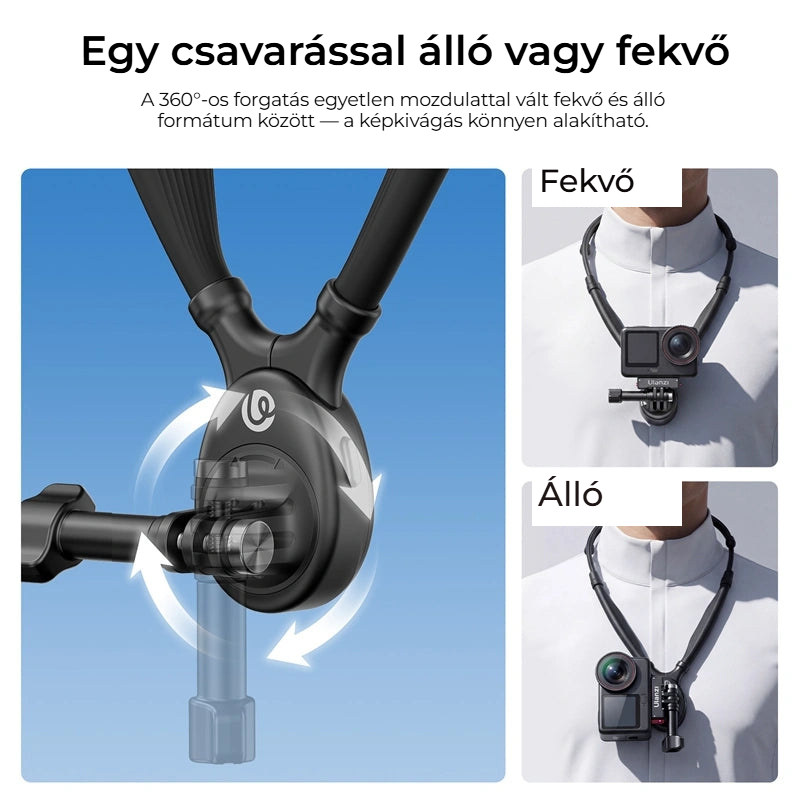 Ulanzi ZJ09 ohebný krční držák pro akční kamery